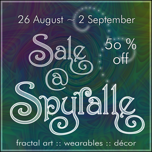 Spyralle Sale August 2013