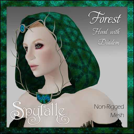 Spyralle Forest Hood with Diadem