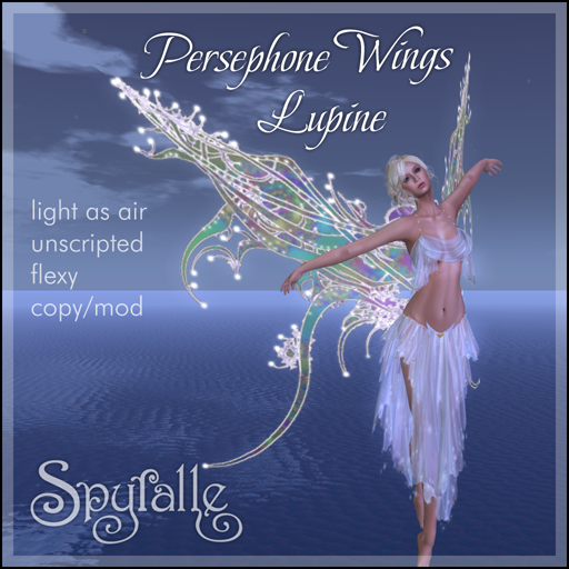 Spyralle Persephone Wings - Lupine