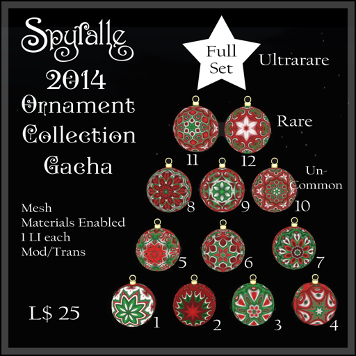 Spyralle 2014 Ornament Collection Gacha