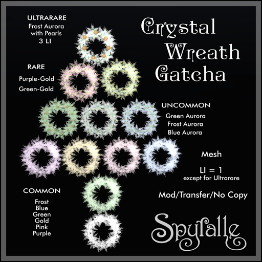 Spyralle Crystal Wreath Gacha