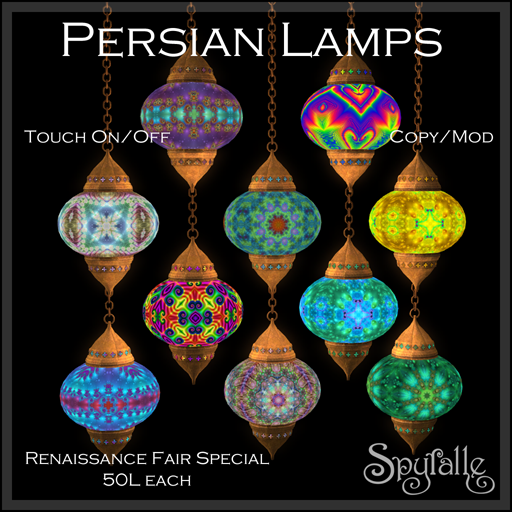 Spyralle Persian Lamps Special